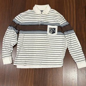 Ermenegildo Zegna Sport Long Sleeve Polo Size XL